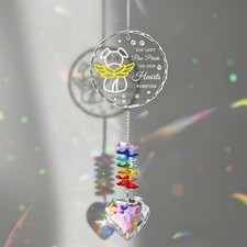 Pet Memorial Gifts for Loss of Dog Window Hanging Crystal Suncatcher