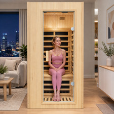 Far Infrared Sauna Hemlock Wood Saunas Indoor...
