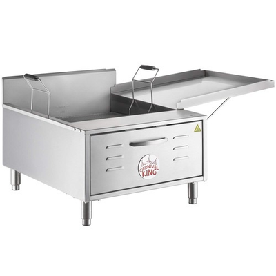 #ad Carnival King 30 lb. Liquid Propane Field Convertible Flat Bottom Countertop F $1384.23
