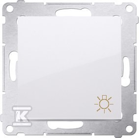54 MODUL WEIß TASTE ""LICHT"" PREMIUM KLEMMEN 54 DS1.01/11 - Bild 4