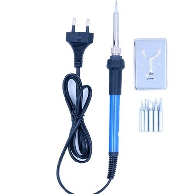 Lötkolben Set elektrisch temperaturverstellbar Lötwerkzeug Zubehör 60 W 220 V