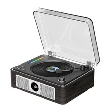 THINKYA TH-A11 CD Player Bluetooth Receiver Transmitter Retro Design Black