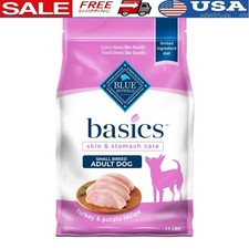 Turkey Potato Recipe Dry Dog Food Small Breed Adult Skin Digestive Health 11lb