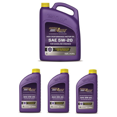 #ad Royal Purple Multi Grade SAE 5W 20 Performance Motor Oil 5 Qt Jug amp; 3 Qt Bottles $78.91