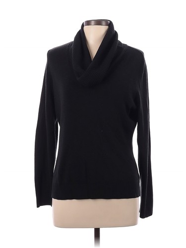 Women Black Turtleneck Sweater 