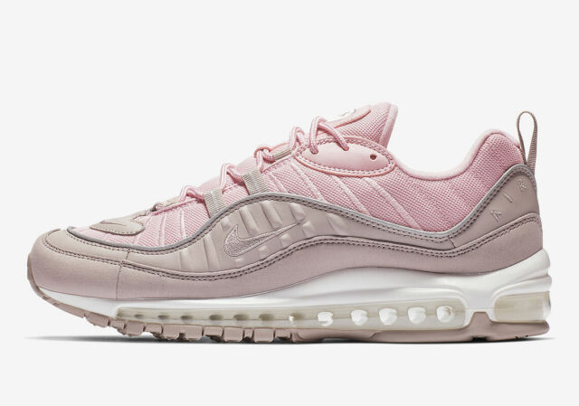nike air max 98 white grey and pink