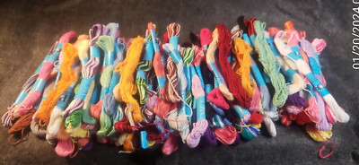 Lot of 125 Prism Craft Cotton Thread Floss 10 Yards Each Assorted ...