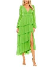 Mac Duggal Ruffle Tiered Dress Women's