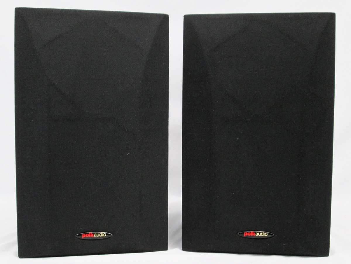 PAIR of Polk Audio R15 Bookshelf Speakers w/ Grills - BLACK | eBay