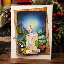 Weihnachten Blume Rahmen Metall Stanzformen Scrapbooking Prägung Handwerkskarte