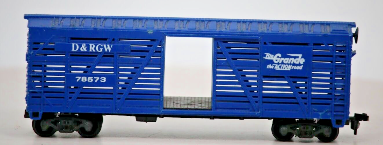 HO Scale Lionel 78573 Blue D&RGW Freight Car 1:87 Gauge