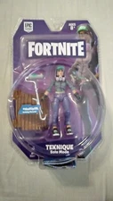 FORTNITE ACTION FIGURE - 4" Teknique Solo Mode Spray Up A Storm - SEALED IN BOX 