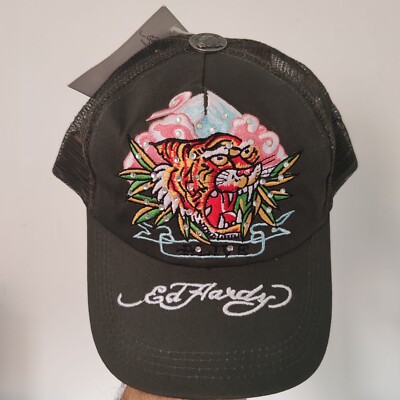 Don Ed Hardy Tiger Hat Vintage Tattoo Wear | eBay