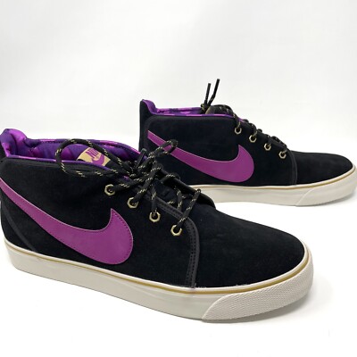 NIKE TOKI ND 2010 Men Size 11 Style 1385444-012 Black / Red Plum / Purple EUC