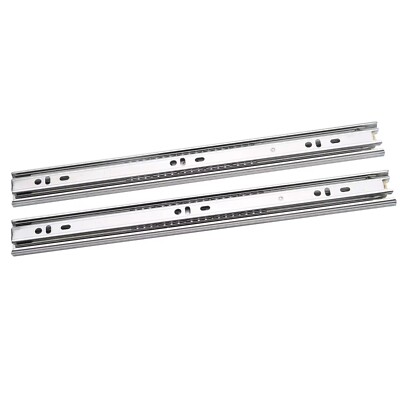 YOUDO 3-Fold Full Extension Ball Bearing Drawer Slide DIN#68857-86 Steel 1 Pair