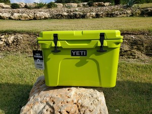 chartreuse yeti 35 cooler