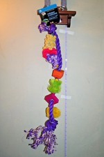 CALYPSO CREATIONS, LARGE, TWISTED Bird Cage Toy,Colorful,M/L Parrot USA Seller 
