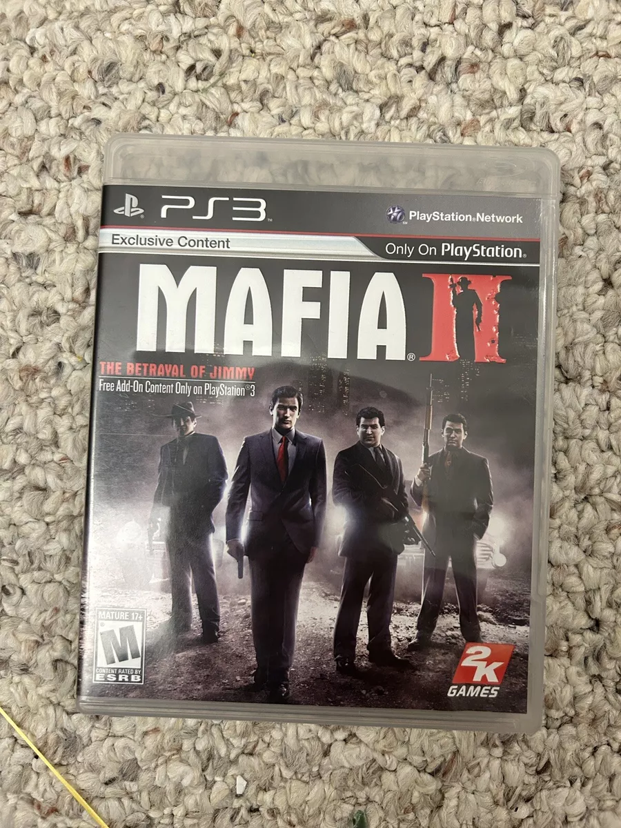 Mafia II 2 Sony PlayStation 3 PS3 Game Working + Tested Complete with Map  Poster