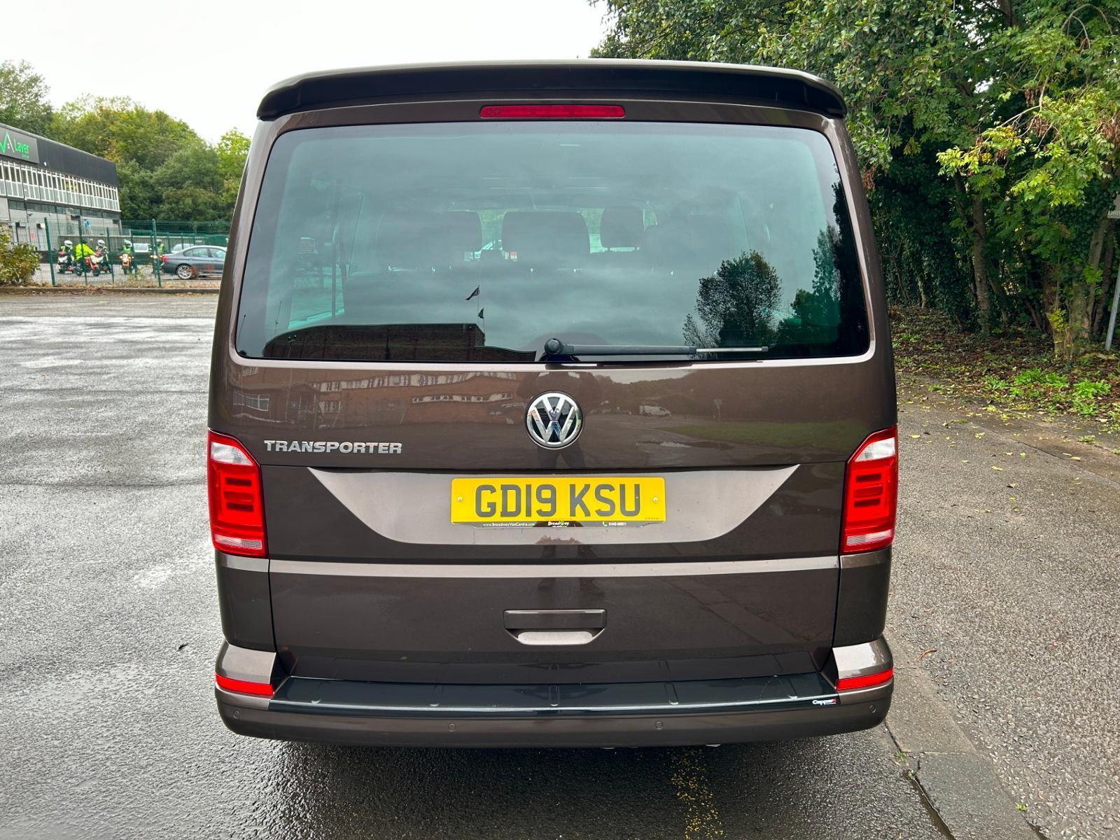 2019 VOLKSWAGEN TRANSPORTER T6 TDI 9 SEAT SHUTTLE SE LWB IN TOFFEE