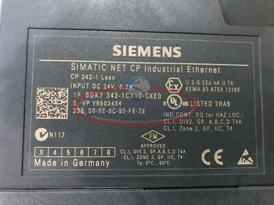 Module Siemens S7 6GK7-343-1CX10-0XEO - Simatic S7/300 - Neuf Sous Emballage