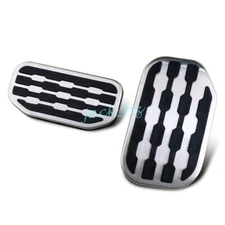 Non-Slip Steel Foot Gas Brake Pedal Pad Cover Glove For 2021-2025 Ford F150