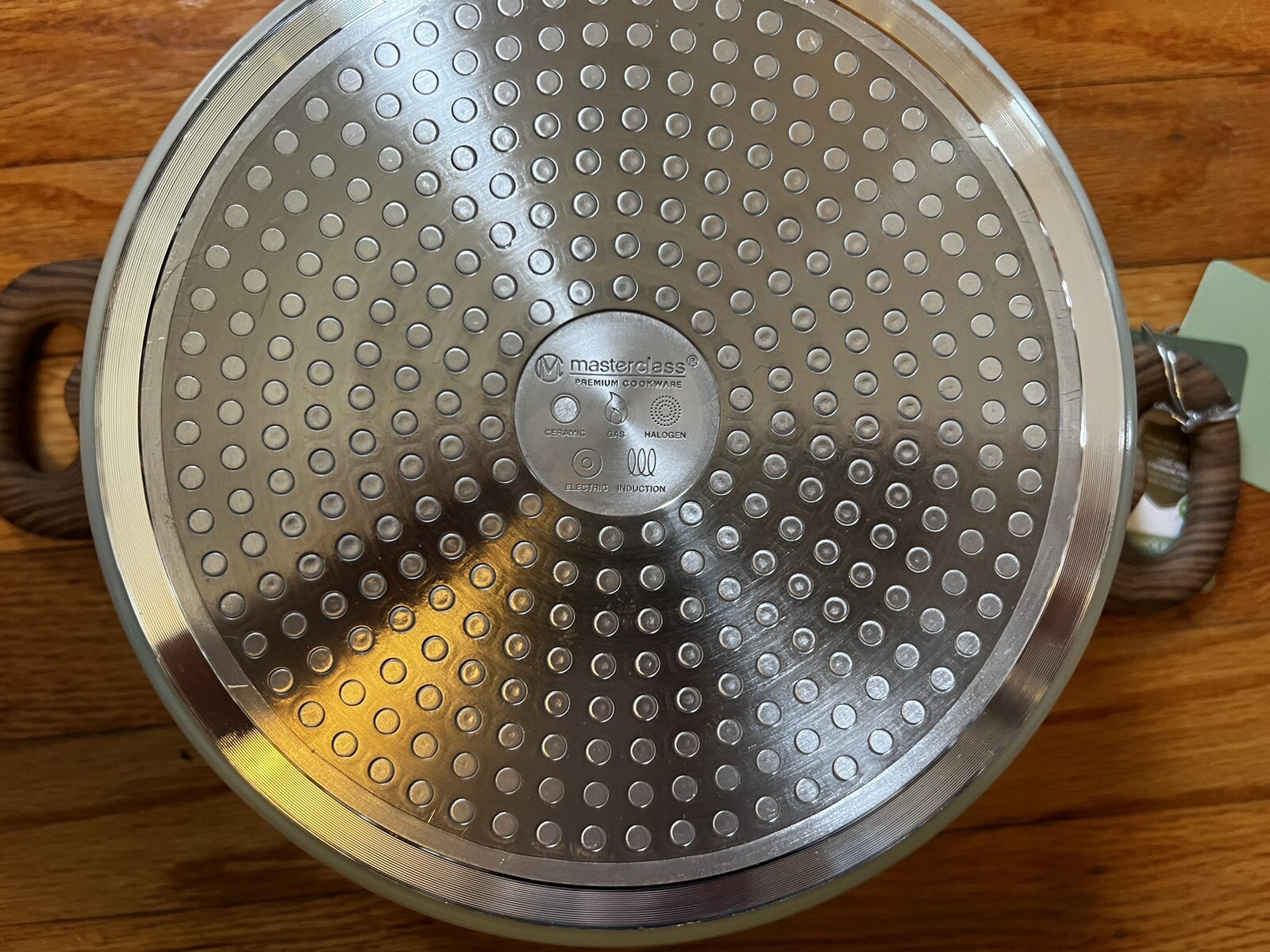 Masterclass Healthy Options Cookware Casserole 9.5" 4.9 Qt. Pot Green