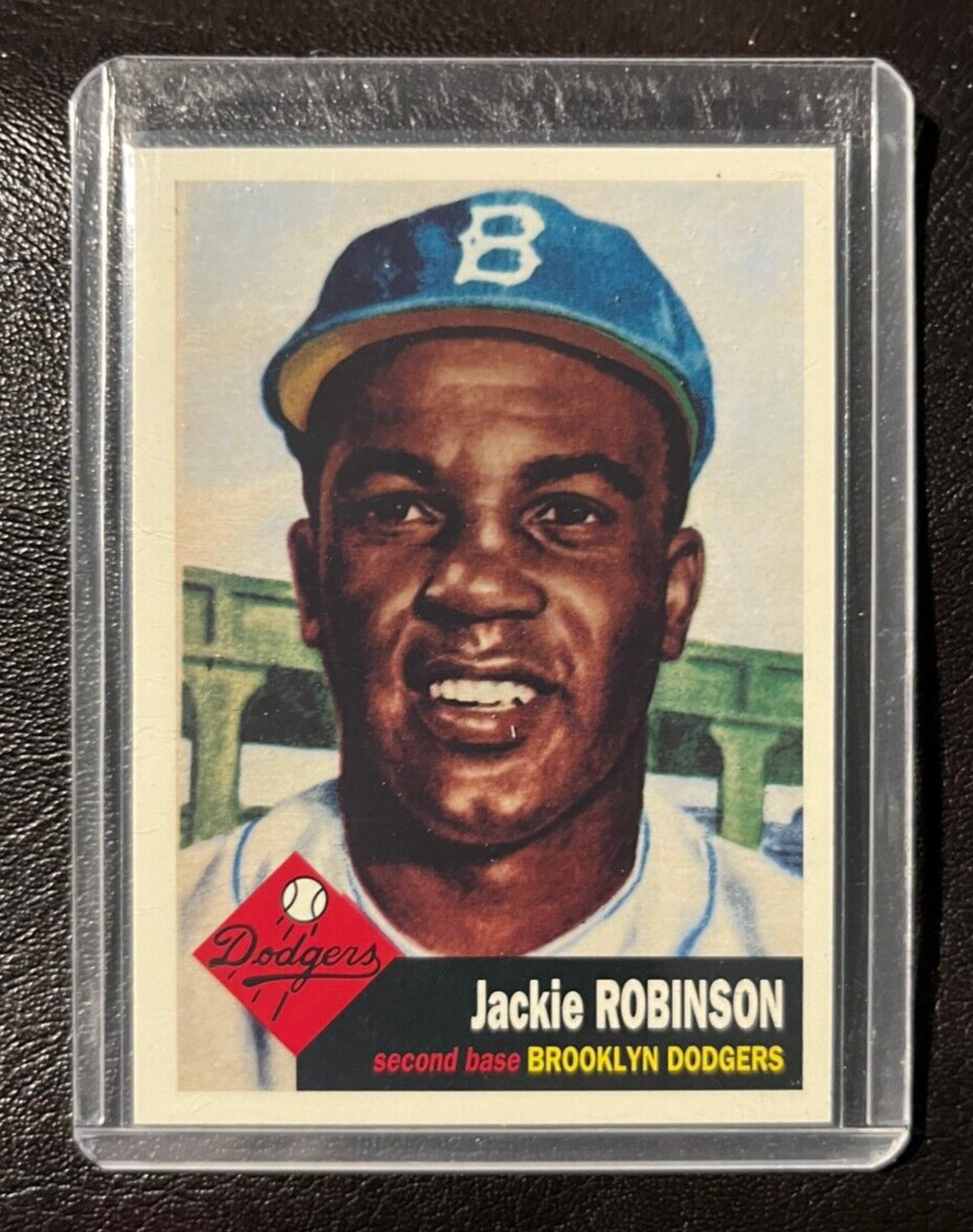 1991 Topps Archives Ultimate 1953 Series Jackie Robinson Reprint #1 MINT*