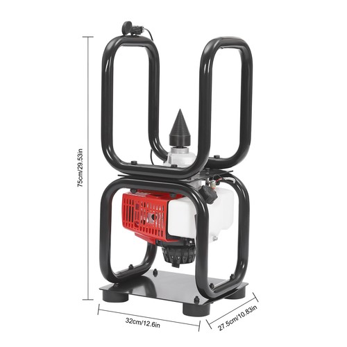 3.4HP 64CC Gas Powered Log splitter Cone splitter Manual Start Firewood Splitter - Picture 3 of 21