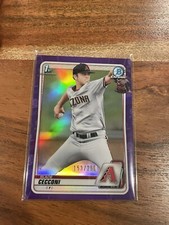 2020 1st Bowman Chrome Draft Purple Refractor /250 SLADE CECCONI Rookie NRMT+ RC