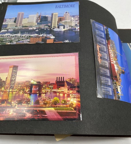 Vintage 1960-1990's Photo Album 55 Postcards - 10.5” x 13.5” Travel Ephemera - Picture 17 of 17