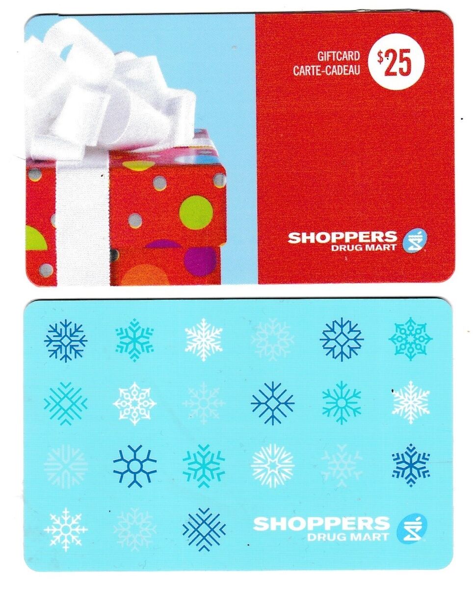 SHOPPERS DRUG MART SDM gift cards ⚕️℞ pharmacy store Collectible Canada card