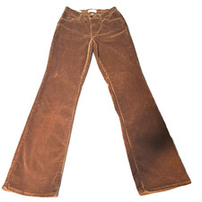 UNIVERSAL THREAD corduroy pant womans 2/26R vintage bootcut Stretch Golden Brown