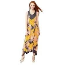 GAP Hawaiian Long Twist Back Maxi Dress Size Small