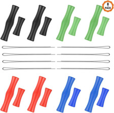 8 Set Équipement Doigt De Tir À L'Arc, Protège-Doigts De Tir À L'Arc En Silicone