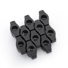 5/16"-18 Wing Knobs 10 Pack, Clamping Knobs with Steel Insert for T Track Bolts,