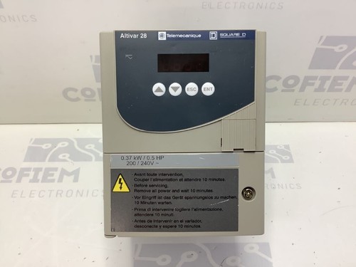 ATV28HU09M2      -  SCHNEIDER ELECTRIC      Variateur  0.37KW      RECONDITIONNE - Imagen 1 de 3