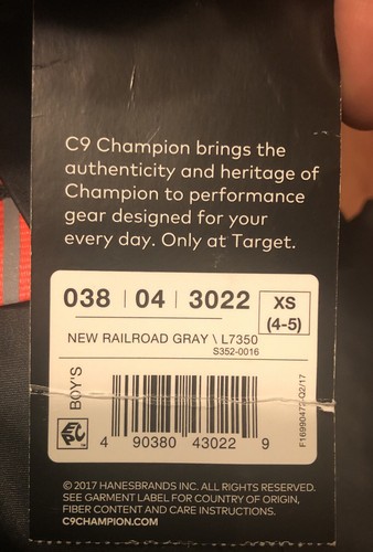 NWT Kid’s Unisex CHAMPION Gray Snow Pants, Size XS (4-5) - Picture 8 of 9