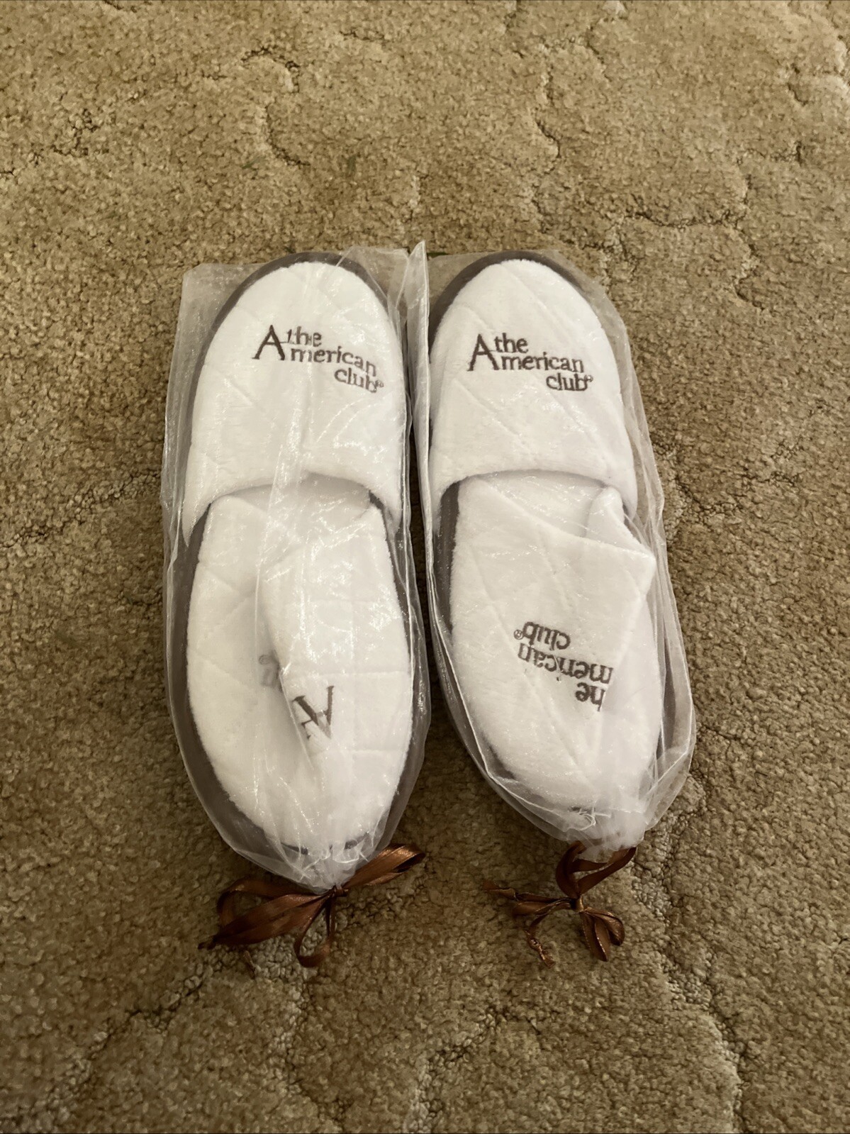 APL Pantofole The American Club Kohler Wisconsin 11 5” nuove