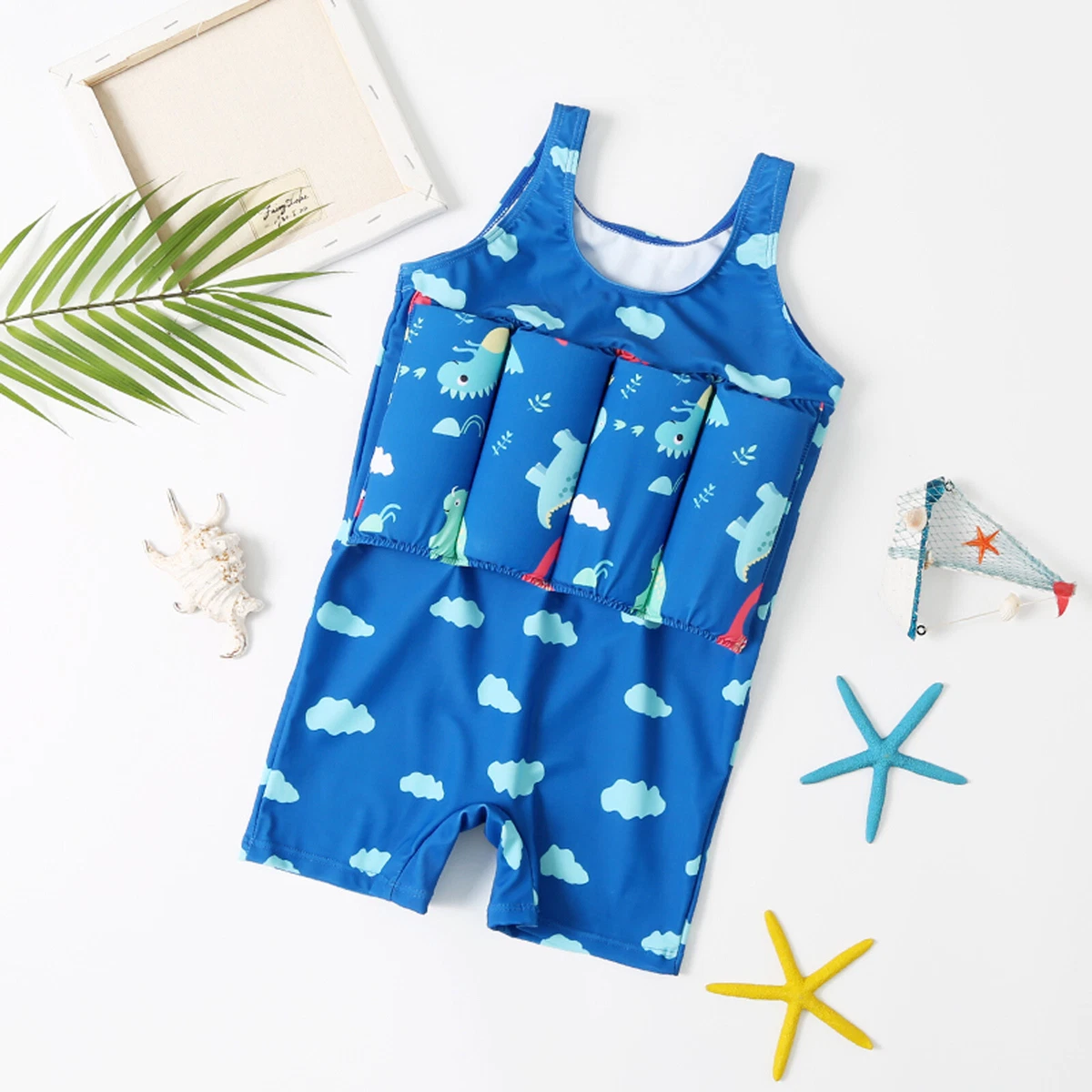 Baby Float Suit Toddler Floating Swimsuit Removable Girls Swimsuits Size 16
