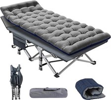 Slsy Folding Bed Cot Rollaway Guest Bed For Adult Sleep & Cushion Carry Bags