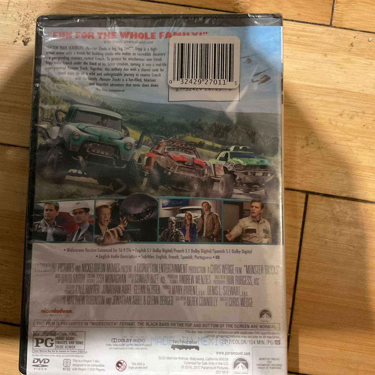 Monster Trucks (DVD, 2017) New/Sealed 32429270115| eBay