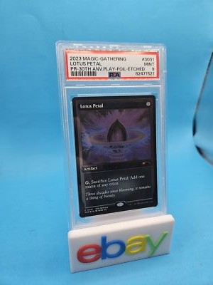 MTG Lotus Petal - 1 - 30th Anniversary Promos​ PSA 9 1521