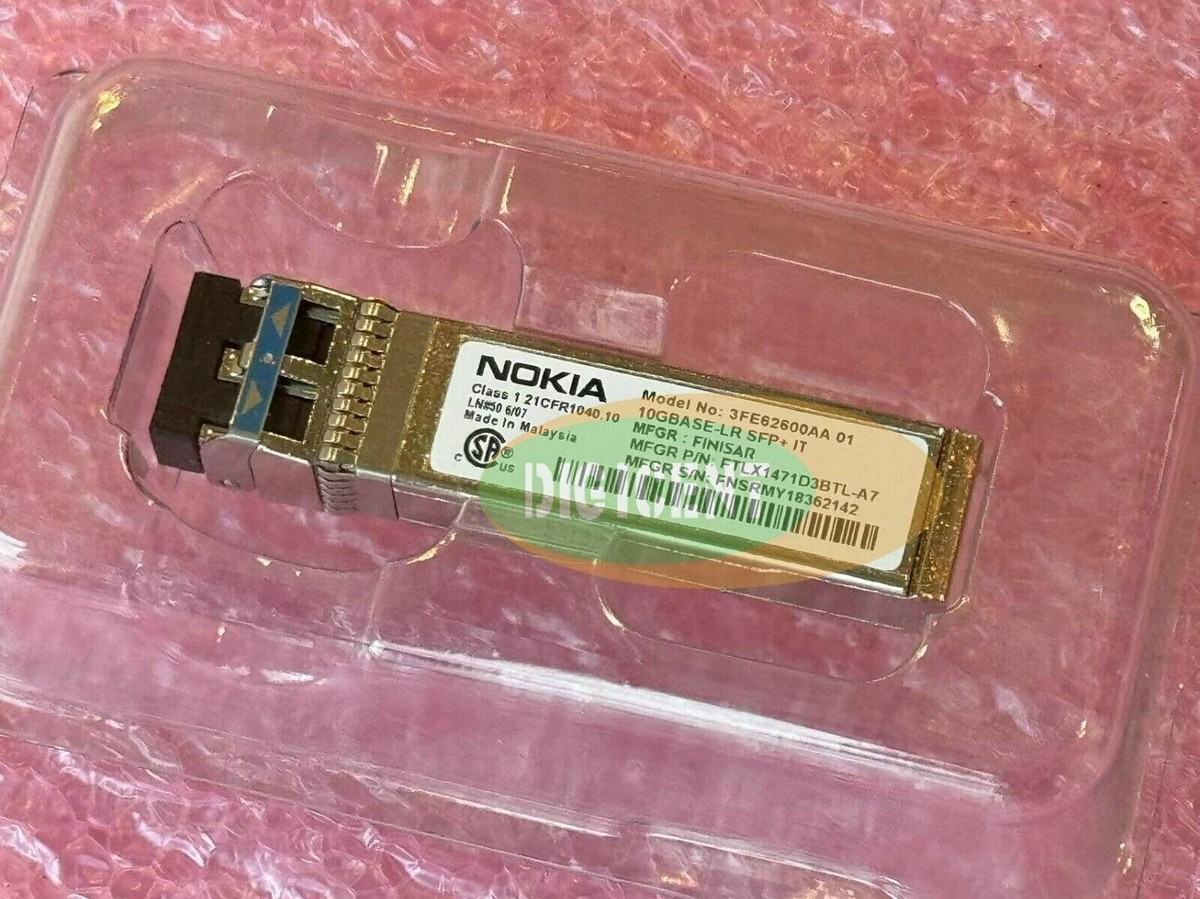 Nokia (Alcatel-Lucent) 3FE62600AA SFP+ 10GE LR 10km 1310nm SMF I