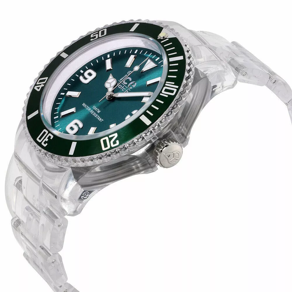 Ice-Watch ICE-PURE Green Dial Plastic Strap Watch PU.FT.S.P.12 |