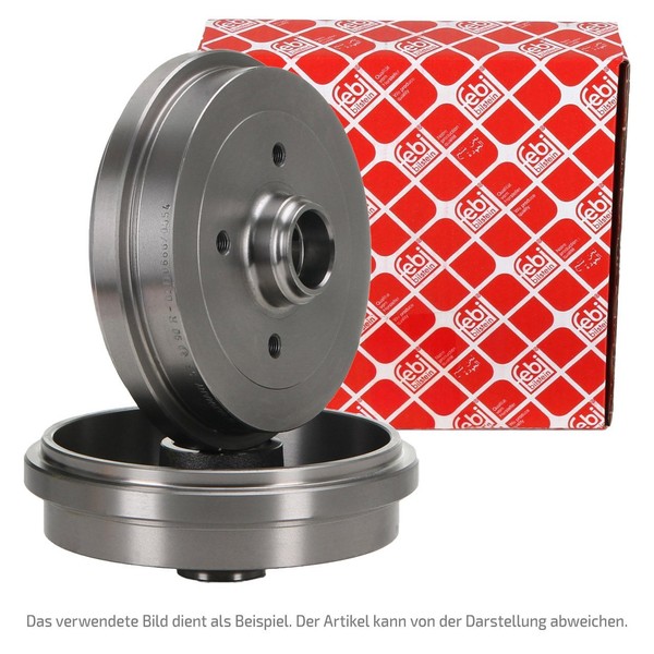 febi Bremstrommeln Satz Ø 228,5Mm FüR Ford Tourneo / Transit Connect Hinten-image