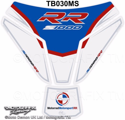 BMW S1000RR 2017 2018 Motorsport Motorcycle Tank Pad Protector Motografix 3D Gel - Picture 4 of 4
