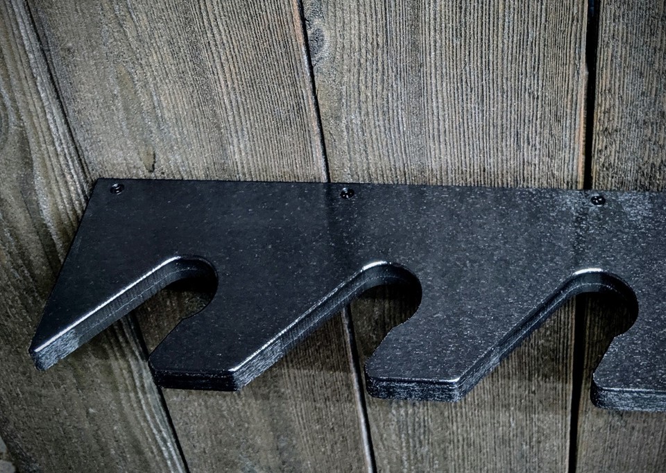 CLOSET WALL GUN RACK TACTICAL 8 GUN WALL MOUNT RIFLE SHOTGUN FISHING