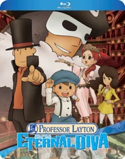 Professor Layton and the Eternal Diva Movie BLURAY w/ Slipcover