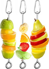 Bird Cage Food Holder Parrot Fruit Vegetable Skewer Bird Cage Feeder Foraging To