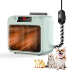 Dog House Heater for Outdoor  Indoor Use - 600W/300W Safe  Efficient Heating f